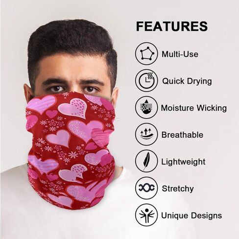 visesunny Fashion Style Outdoor Scarf Bandana Scarf UV Resistence Sports Balaclavas Headwear Headband for Men Women Youth in Kuwait