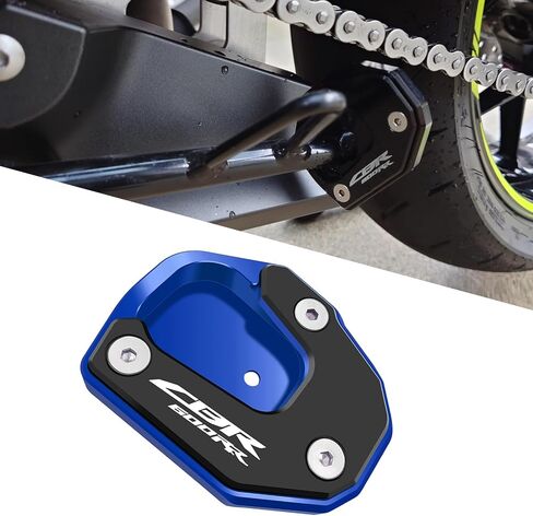 for CBR600RR CBR 600 RR cbr 600rr 2007-2022 Motorcycle Bike Kickstand cbr kickstand Extender Foot Side Stand Extension Pad Support Plate Anti-skid Enlarged Base (Red) in Saudi Arabia