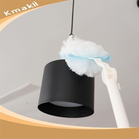 KMAKII 360 Degree Heavy Duty Duster Disposable Duster with a Long Handle and a Short Handle, 20 Count Duster Refills in Kuwait