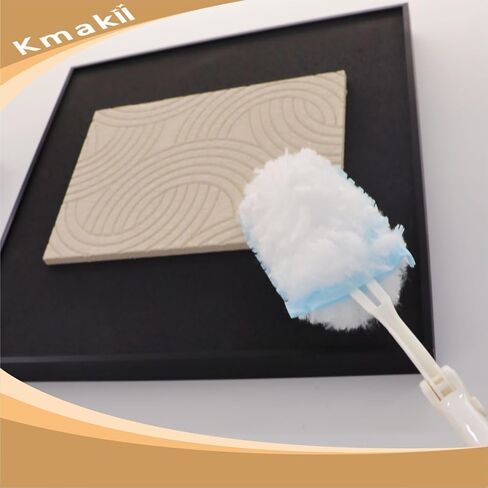 KMAKII 360 Degree Heavy Duty Duster Disposable Duster with a Long Handle and a Short Handle, 20 Count Duster Refills in Kuwait