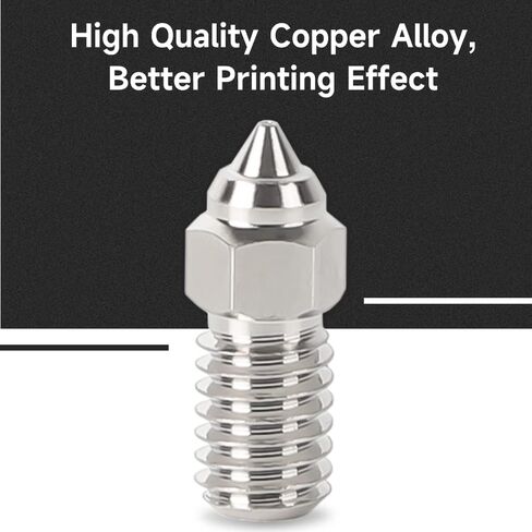 مجموعة فوهات الطابعة ثلاثية الأبعاد Creality Ender 3 V3 SE، مجموعة فوهات من سبائك النحاس مع قطعتين فوهة 0.4 مم وقطعتين فوهة 0.6 مم للطابعة ثلاثية الأبعاد Ender 5 S1/Ender 7 in Saudi Arabia