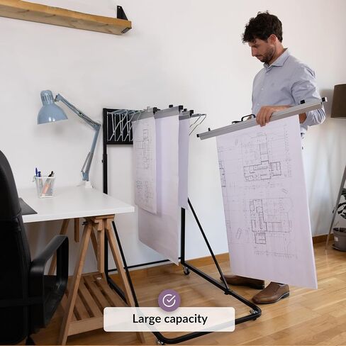 Blueprint Holder Wall Mounted | Organize Your Documents Effortlessly | Blue Print Storage Organizer | Blueprint Storage for Architects & Engineers | Protect Your Blueprints | Construction Plan Holder in Saudi Arabia