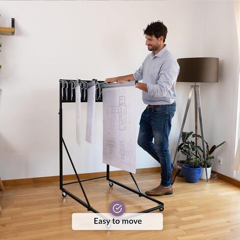 Blueprint Holder Wall Mounted | Organize Your Documents Effortlessly | Blue Print Storage Organizer | Blueprint Storage for Architects & Engineers | Protect Your Blueprints | Construction Plan Holder in Saudi Arabia