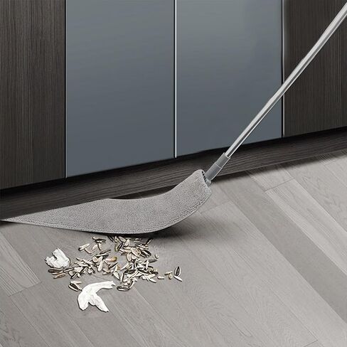 منظف ​​غبار ذو فجوة قابل للسحب - منفضة يدوية متعددة الوظائف، ممسحة غبار بفرشاة غبار من الألياف الدقيقة مع عمود تمديد 80 بوصة، فرشاة غبار تلسكوبية، أداة تنظيف لمروحة السقف، فجوة الأثاث المنزلية السفلية in Kuwait