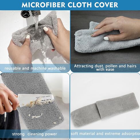 منظف ​​غبار ذو فجوة قابل للسحب - منفضة يدوية متعددة الوظائف، ممسحة غبار بفرشاة غبار من الألياف الدقيقة مع عمود تمديد 80 بوصة، فرشاة غبار تلسكوبية، أداة تنظيف لمروحة السقف، فجوة الأثاث المنزلية السفلية in Kuwait