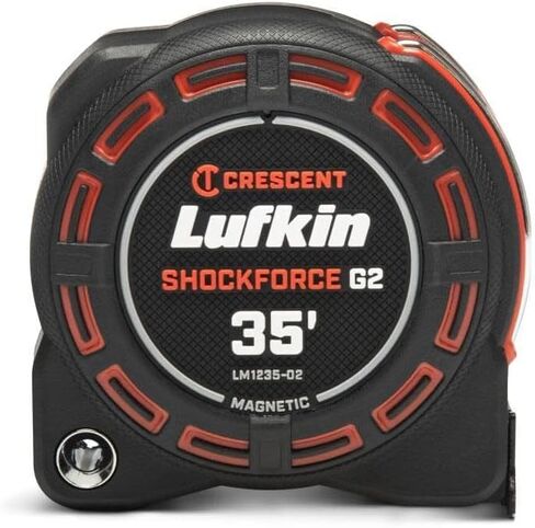 Crescent Lufkin Shockforce G2 35-ft Nite Eye Magnetic Tape Measure- LM1235B-02 in Kuwait
