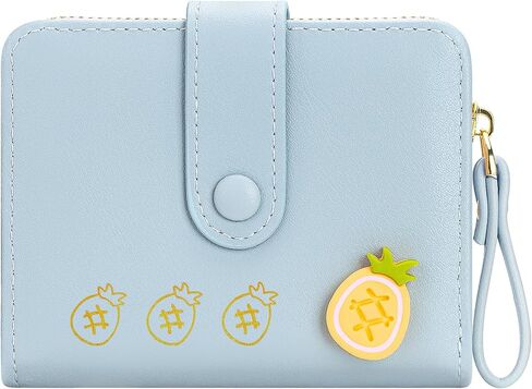 YINHEXI Women’s Wallet, Small Bifold RFID Blocking Zipper Around Card Holder, Cute Small Leather Pocket Wallet for Women, Girls, Ladies (Pink) in Saudi Arabia