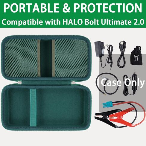 حقيبة سفر صلبة بديلة من khanka لهاتف HALO Bolt Ultimate 2.0، حافظة فقط (أسود) in Saudi Arabia