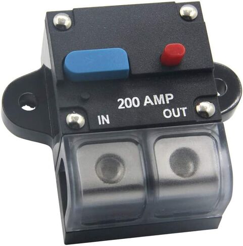 Car Fuse Holders Inverter Circuit Breaker, Car Audio Energy Inline Circuit Breaker Fuse Inverter with Waterproof Cover for Motor Auto Car Marine Boat (250A) in Saudi Arabia