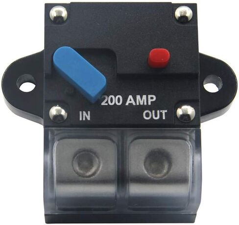 Car Fuse Holders Inverter Circuit Breaker, Car Audio Energy Inline Circuit Breaker Fuse Inverter with Waterproof Cover for Motor Auto Car Marine Boat (250A) in Saudi Arabia