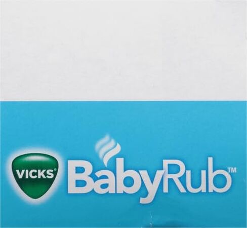 Vicks BabyRub، مرهم فرك الصدر المهدئ غير الطبي مع الأوكالبتوس وإكليل الجبل واللافندر لتهدئة الطفل وتهدئته واسترخائه، للأطفال من عمر 3 أشهر، + 1.76 أونصة in Saudi Arabia