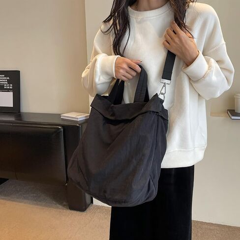 Women Crossbody Bag, Weekender Tote Bag for Girls, Large Hangbag with Shoulder and Carrying Strap Hobo Gym Bag for Sport/Yoga in Kuwait