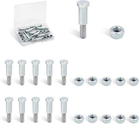 Motorcycle Handlebar Lever Pivot Bolt in Low Carbon Steel Material,M8 Hex Head,M5 Threading,Overall Lenght 24mm,Compatible with Handlebar Brake Lever，Pack of 10 in Kuwait
