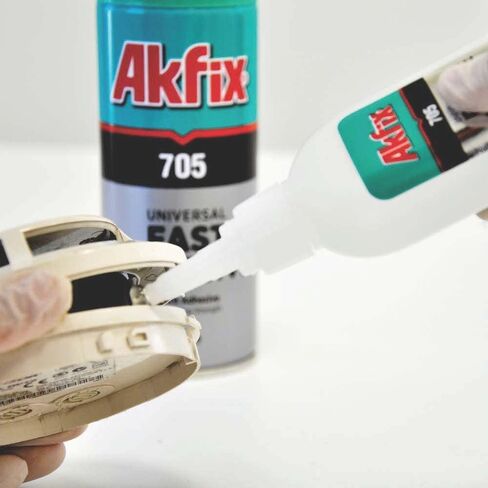 Akfix 705 CA Super Glue - Cyanoacrylate Glue Clear - Strong Adhesive for Wood, PVC, Plastic, Metal | DIY& Professional, 1 Pack, 1.7 Oz. in Saudi Arabia