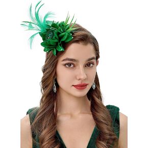 BABEYOND Fascinator Hats for Women Tea Party Hat Kentucky Flower Organza Fascinators Headband Derby Hats for Wedding