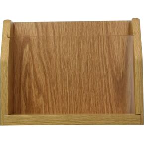 Wooden Mallet Countertop Magazine Display, Medium Oak