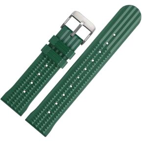 Premium Rubber Waffle Watch Strap- Waterproof Replacement Watch Band- Soft Rubber Watchbands for Men & Women- For Divers & Sports Watches- Suitable for Seiko & Most Watches- 20mm 22mm