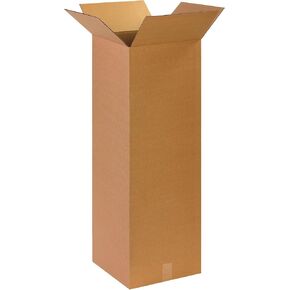 PARTNERS BRAND 14 x 14 x 36 Corrugated Cardboard Boxes, Tall 14"L x 14"W x 36"H, Pack of 15 | Shipping, Packaging, Moving, Storage Box for Home or Business, Strong Wholesale Bulk Boxes