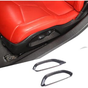 CHEAYAR Seat Adjustment Button Switch Panel Trim Cover Compatible with Chevrolet Corvette C8 2020-2023, Front Seat Adjustment Button Panel Trim, ABS C8 Interior Accessories (Sports Red)