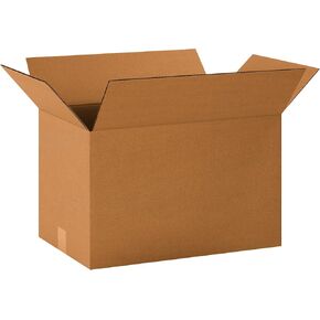 PARTNERS BRAND 20 x 12 x 12 Corrugated Cardboard Boxes, Long 20"L x 12"W x 12"H, Pack of 20 | Shipping, Packaging, Moving, Storage Box for Home or Business, Strong Wholesale Bulk Boxes