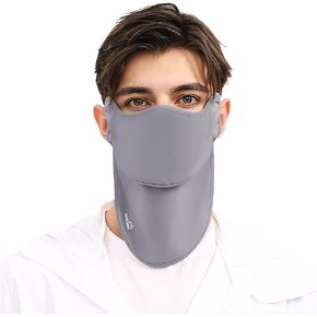 حماية من الشمس بعامل حماية من أشعة الشمس 50+ أغطية للوجه بالاكلافا، جراميق للرقبة قابل للتنفس مع فتح الفم SLF5M212