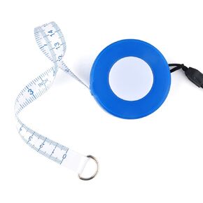 80'' / 205 CM Black Retractable Tape Measure with Black Rope