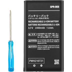 Joy Con Battery, 2 X 600mAh HAC-006 Battery Replacement Pack for Nintendo Switch HAC-015 HAC-016 Left and Right Joy-Con Controller with Tools