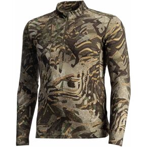 TUO Kinetic Merino 250 1/4 Zip Base Layer Shirt - Versatile Warmth, Moisture-Wicking, Odor-Resistant, and Comfortable in Kuwait