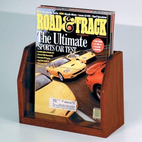 Wooden Mallet Countertop Magazine Display, Medium Oak in Saudi Arabia
