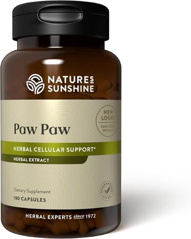 Nature's Sunshine Paw Cell-Reg، 180 كبسولة | يحتوي على أكثر من 50 أسيتوجينين لتعديل إنتاج ATP وإمدادات الدم in Saudi Arabia