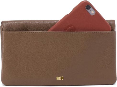 HOBO Lumen Continental Bifold Leather Wallet for Women, Snap Closure in Saudi Arabia