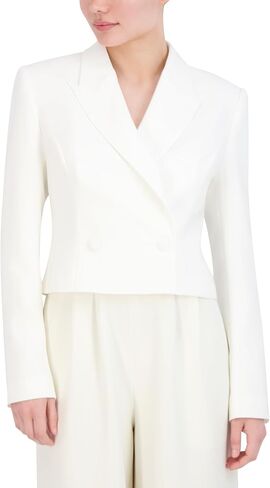 سترة نسائية قصيرة الأكمام بياقة على شكل V من BCBGMAXAZRIA in Kuwait
