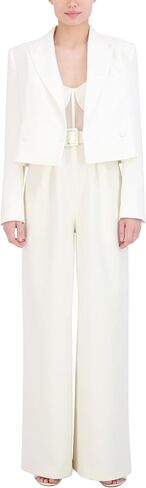 سترة نسائية قصيرة الأكمام بياقة على شكل V من BCBGMAXAZRIA in Kuwait