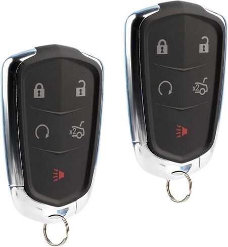 Car Key Fob Keyless Entry Remote fits Cadillac ATS CTS Escalade SRX XTS 2014 2015 2016 2017 (HYQ2AB) in Saudi Arabia
