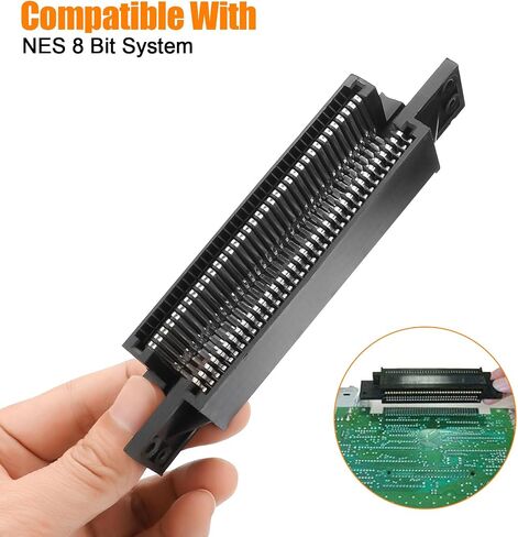 NES Cartridge Slot, 72 Pin NES Connector for NES 8 Bit Entertainment System Nintendo Console Games Repair Part in Kuwait