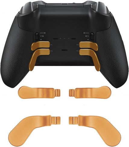 Elite Controller Paddles,Metal Stainless Steel Replacement Parts for Xbox One Elite Controller Series 2,Elite Series 1,and Elite 2 Core Controller (Black) in Kuwait