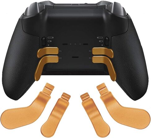 Elite Controller Paddles,Metal Stainless Steel Replacement Parts for Xbox One Elite Controller Series 2,Elite Series 1,and Elite 2 Core Controller (Black) in Kuwait