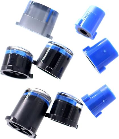 Deal4GO 8-Pack Plastic ABXY Button View Menu Share Keys Set Replacement for Xbox Series S & Xbox Series X Controller (Black) (XSSX-8PB) in Kuwait