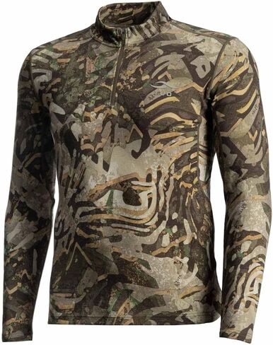 TUO Kinetic Merino 250 1/4 Zip Base Layer Shirt - Versatile Warmth, Moisture-Wicking, Odor-Resistant, and Comfortable in Kuwait