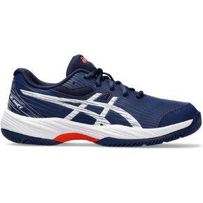 ASICS Kid's Gel-Game 9 Grade School Tennis Shoe, 6.5, Blue Expanse/White