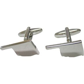Oklahoma State Map Shape Cufflinks