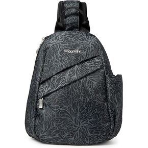 Baggallini Medium Sling Backpack - Lightweight Sling Bag with Convertible Adjustable Shoulder Strap