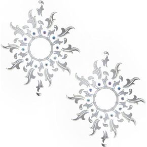Sexy Nipple Pasties Rave | Chest Stickers for Women | Butterfly Pasties, Colorful Rhinestone Jewel Nipple Covers