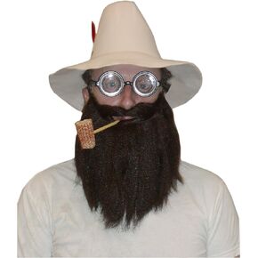 Rubie's Costume Co Men's Adult 8-Inch Beard and Mustache Set