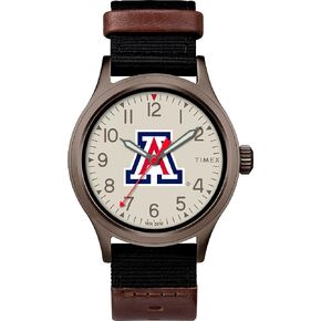 Timex Tribute Men's Collegiate Pride 40mm Watch - Arizona Wildcats with Black Fastwrap Strap