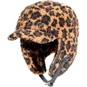 Premium Winter Trapper Hat for Women, Ushanka Hats with Ear Flap & Chin Strap for Cold Weather Outdoor Adventures
