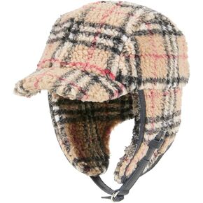 Premium Winter Trapper Hat for Women, Ushanka Hats with Ear Flap & Chin Strap for Cold Weather Outdoor Adventures
