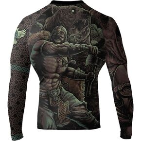 Raven Fightwear Men's Berserker BJJ MMA Rash Guard