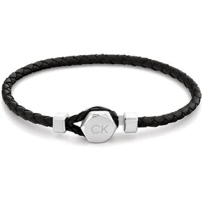 Calvin Klein Jewelry Men's Leather Bracelet