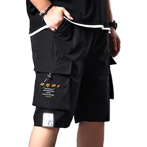 XYXIONGMAO Men's Slacks Streetwear Athleisure Techwear Casual Hip Hop Tactical Cargo Grunge Sweatpants Overalls Shorts Pants